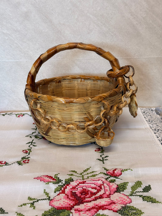 "Veronica" Canasta de Carrizo (Medium)