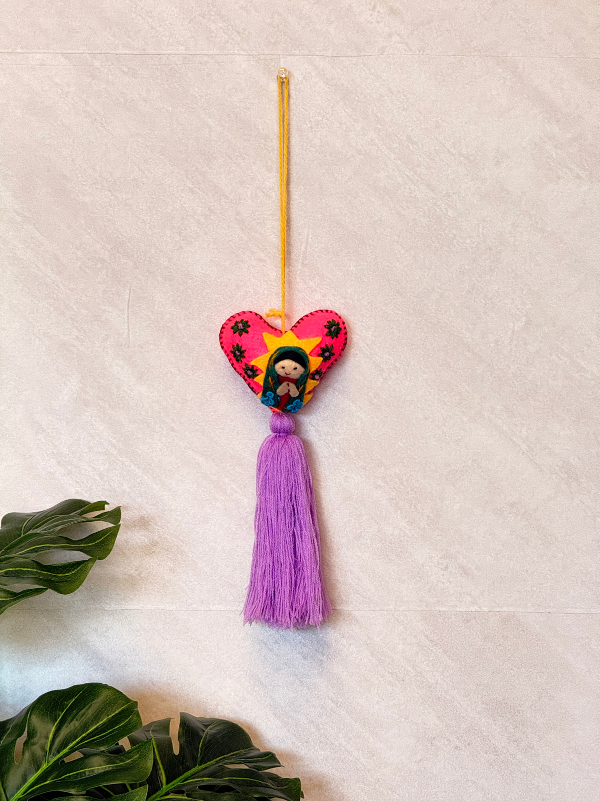 Heart Tassel Lilac