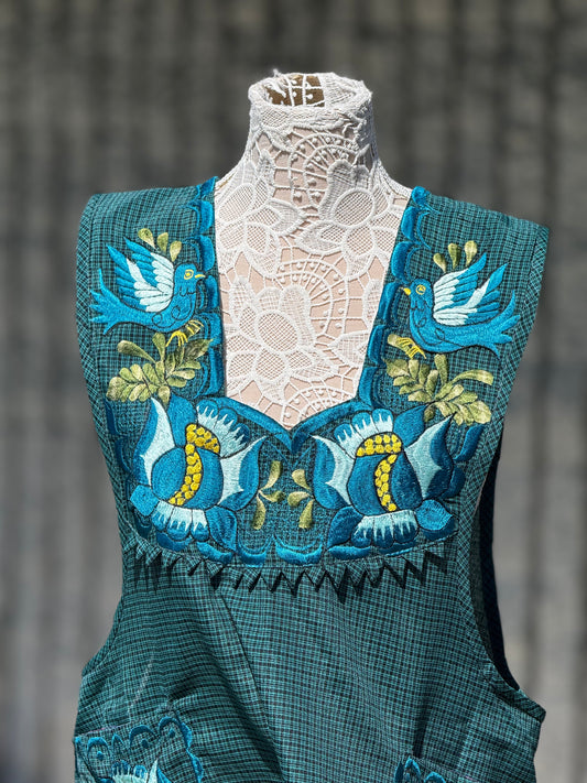Turquoise/Green Mandil XL
