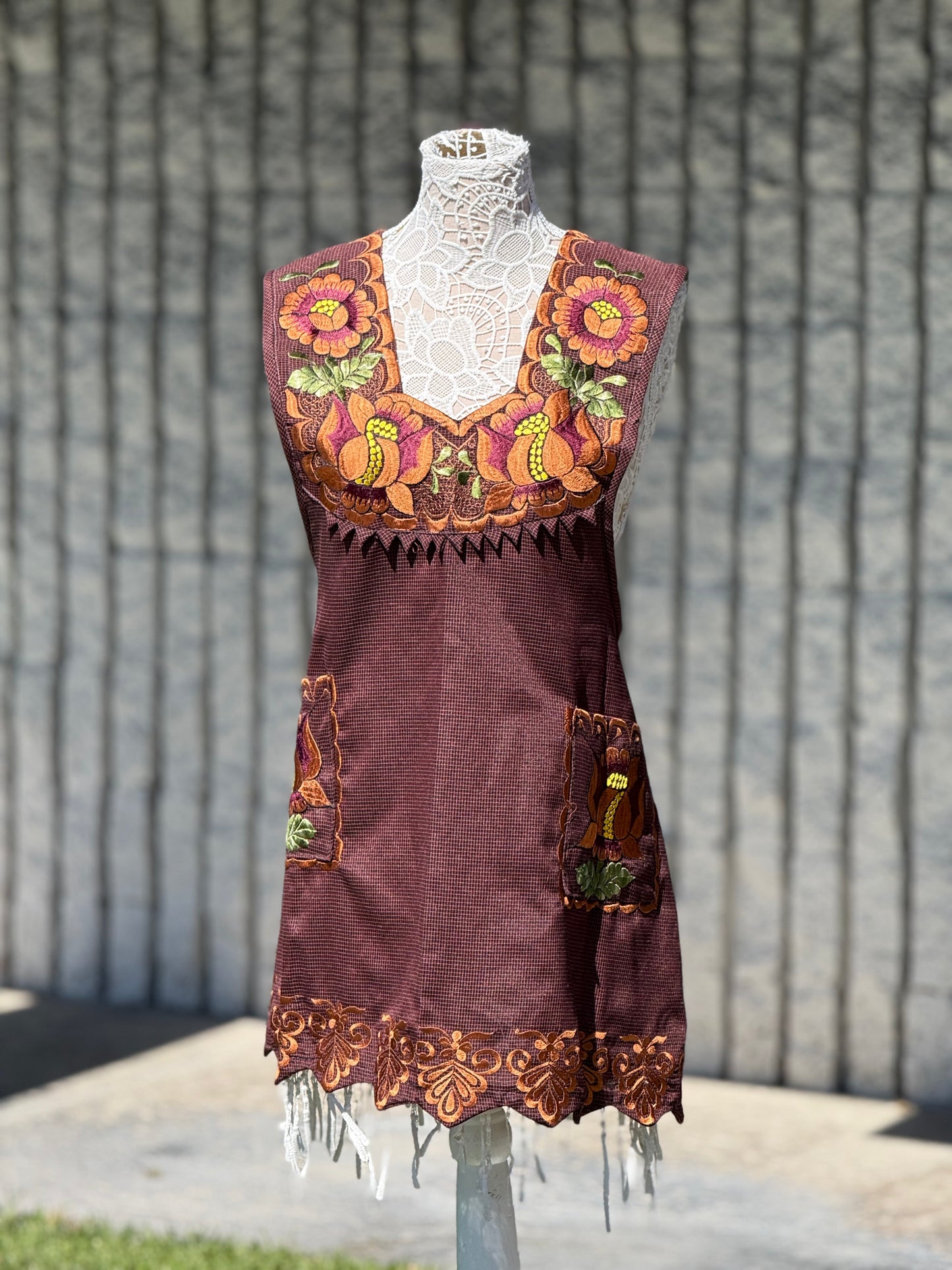 Fall Apron/ Mandil Otono L