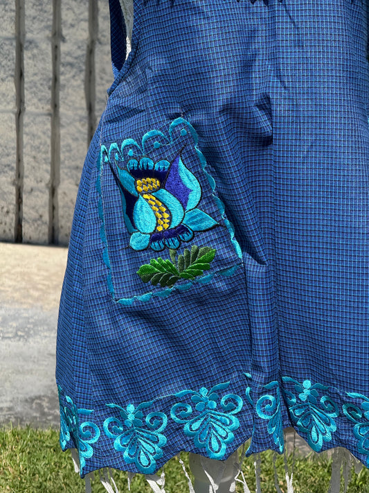 Dark Blue Apron/ Azul Marino Mandil XL