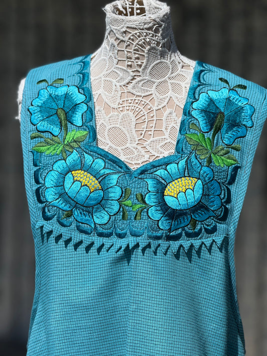Turquoise Apron/ Mandil Turquesa XXL