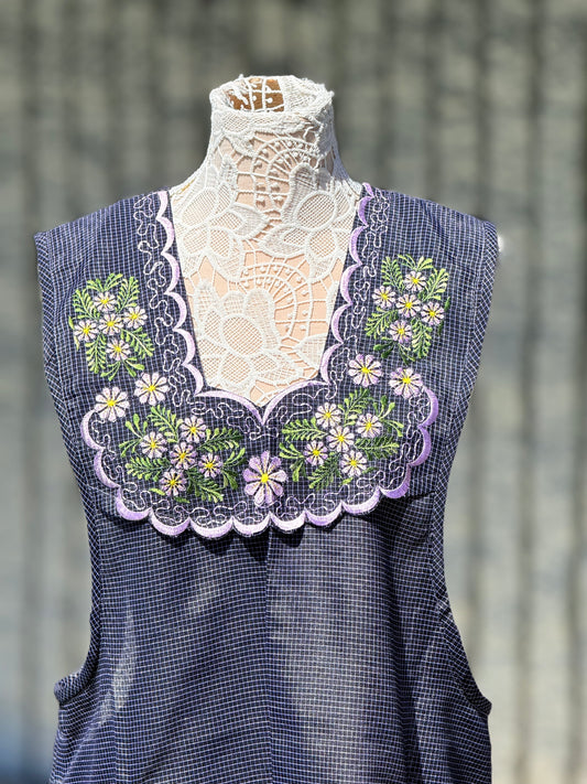 Low Dark Purple Apron/ Mandil Morado Bajo XL