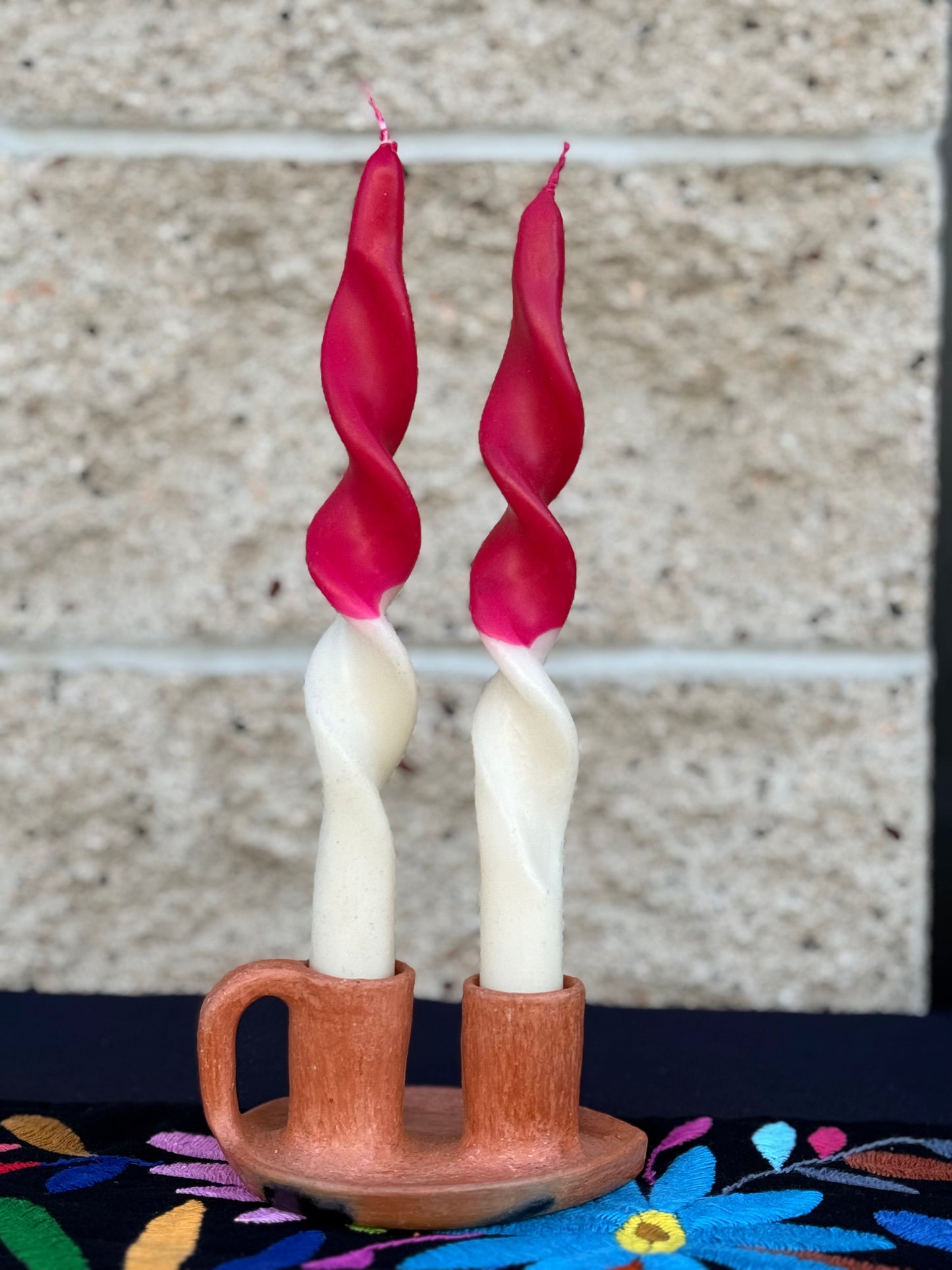 Twisted candles