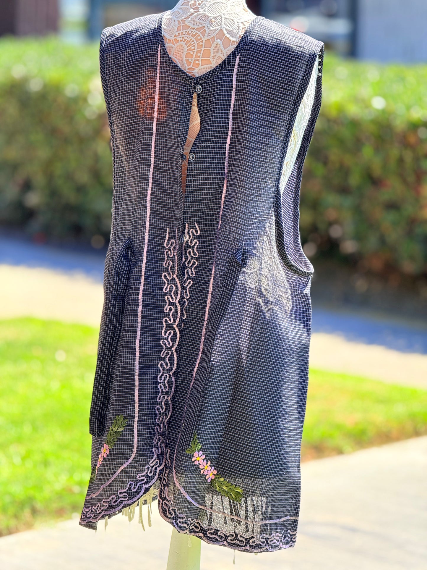 Low Dark Purple Apron/ Mandil Morado Bajo XL