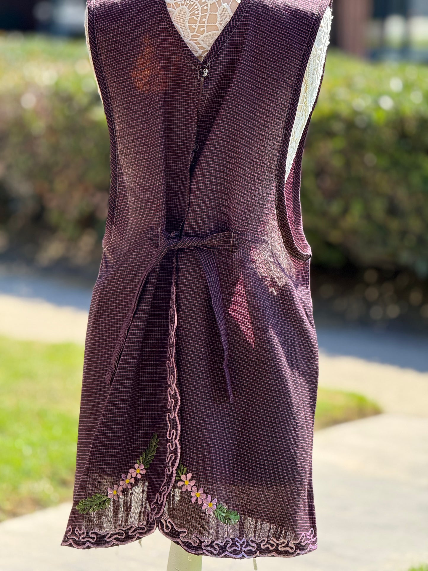 Red Violet Apron/Mandil XL