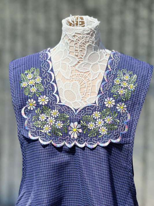 Cobalt Blue Apron/Mandil XL