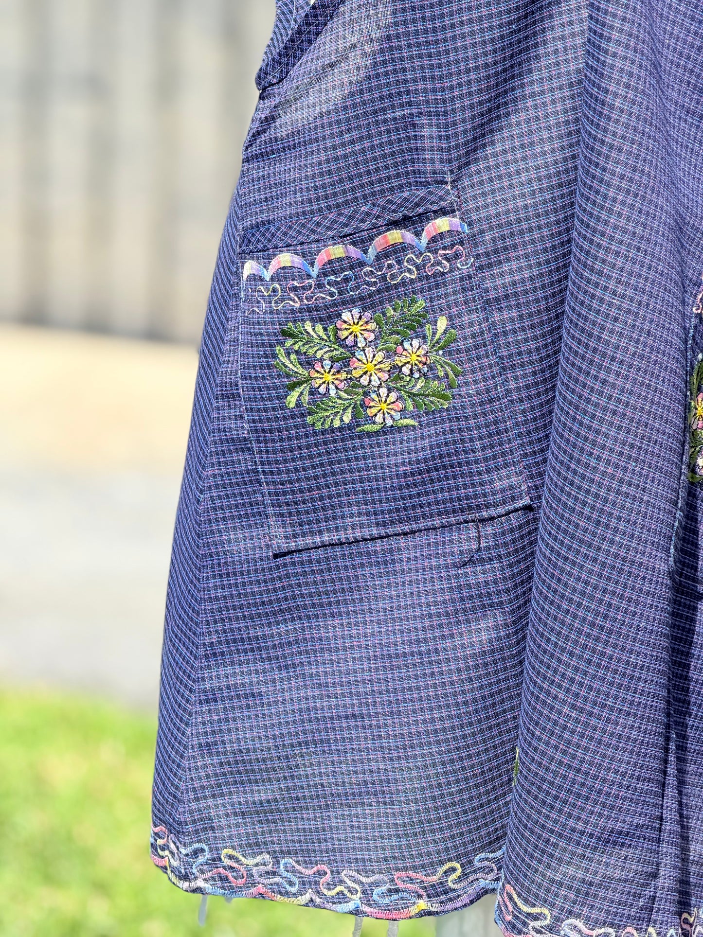 Cobalt Blue Apron/Mandil XL