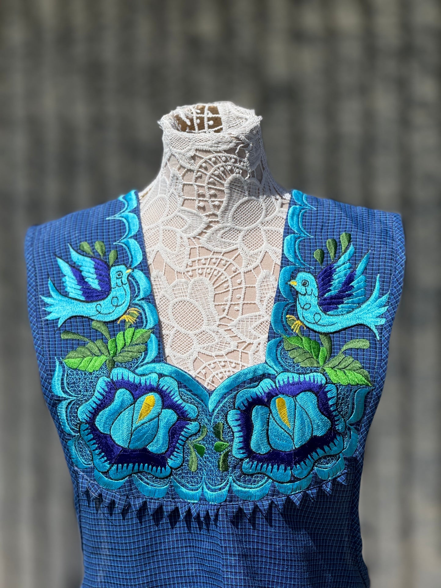 Ocean Blue Apron/Mandil L