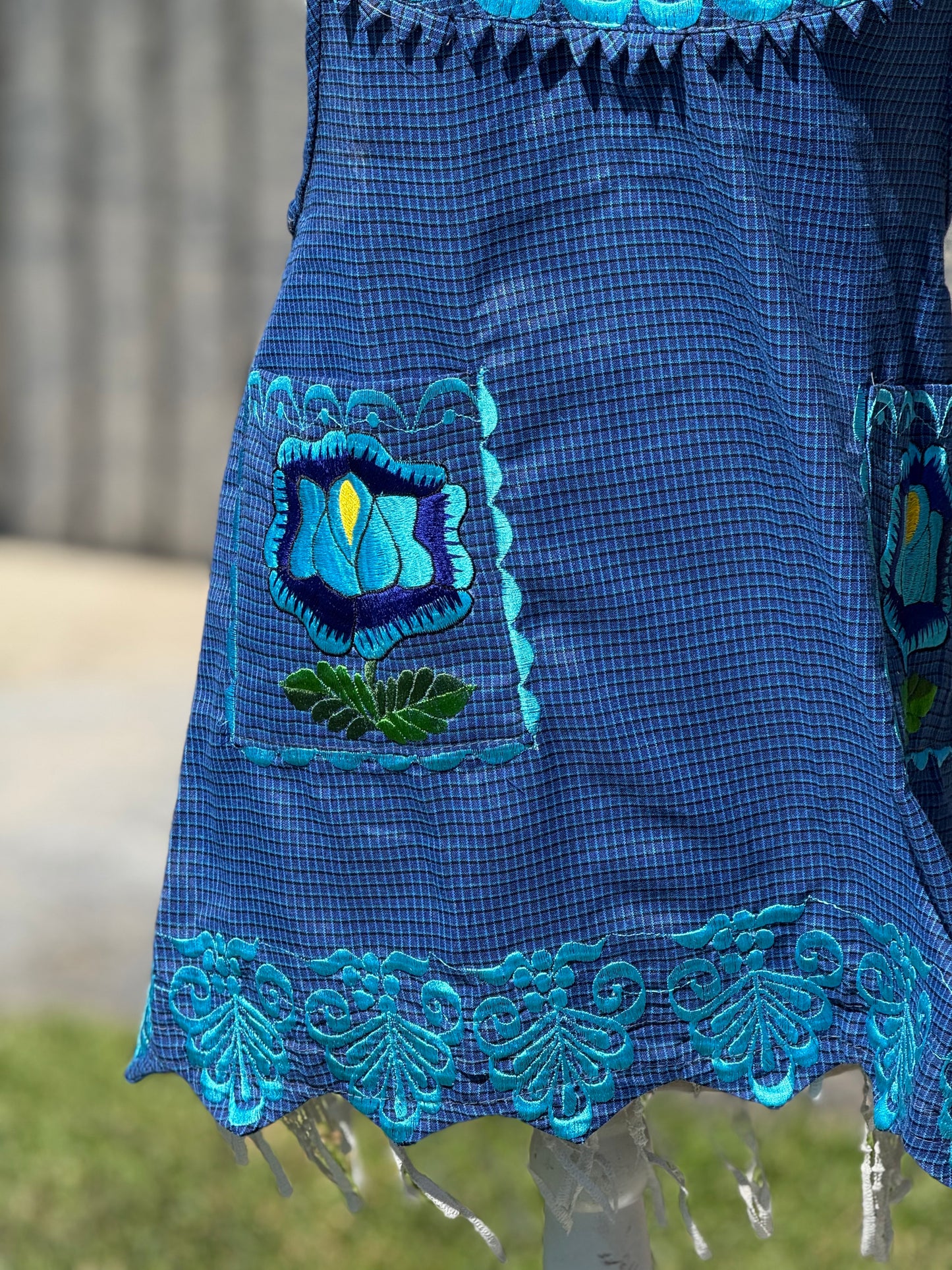 Ocean Blue Apron/Mandil L
