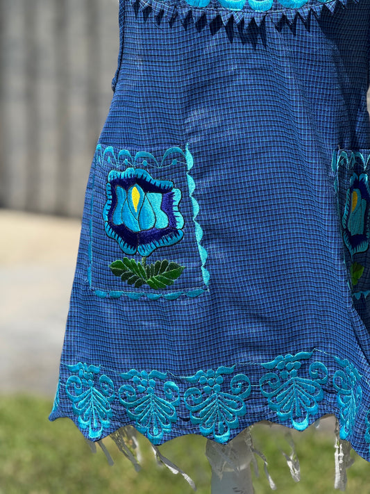 Ocean Blue Apron/Mandil L