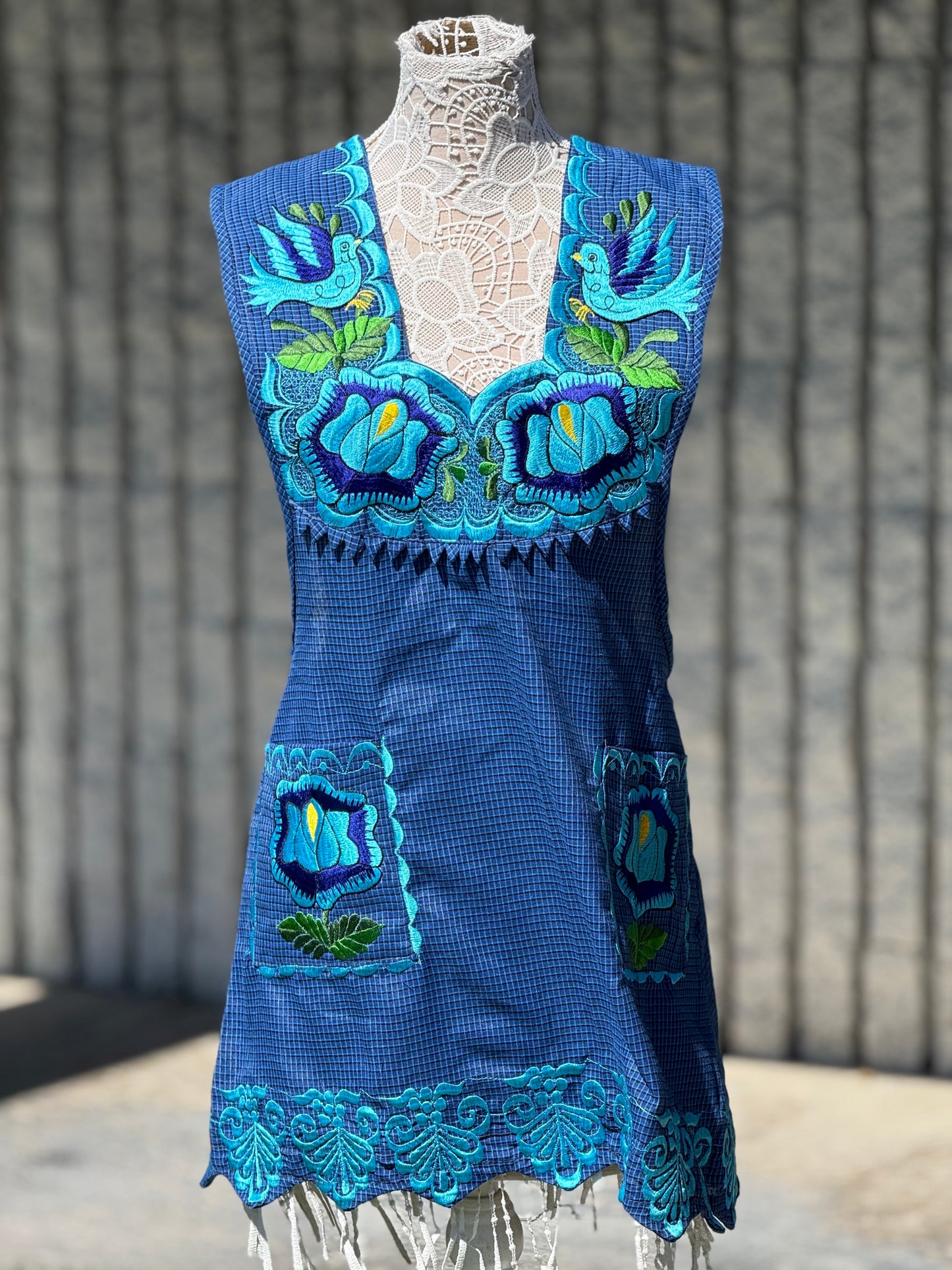 Ocean Blue Apron/Mandil L