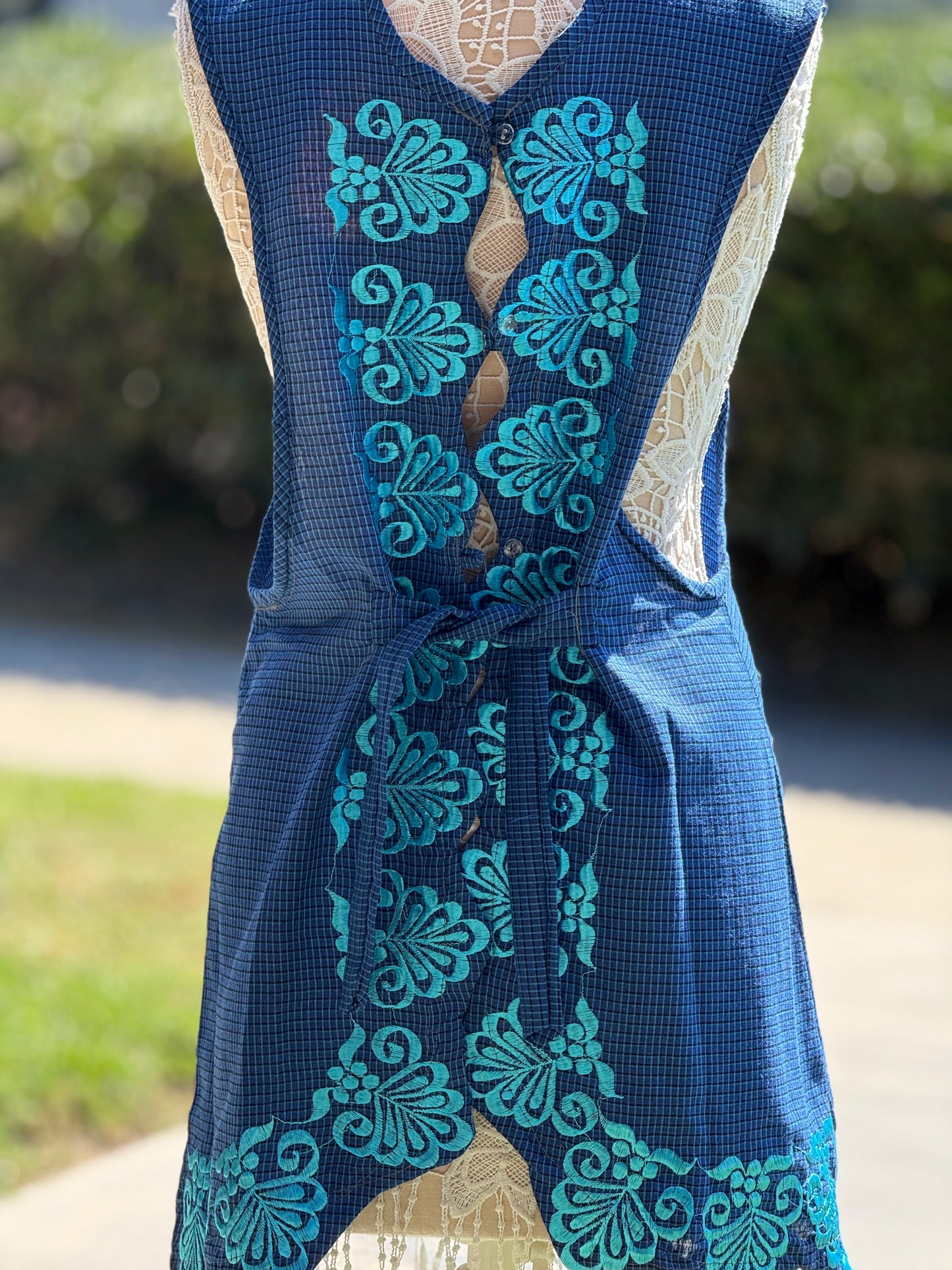 Ocean Blue Apron/Mandil L