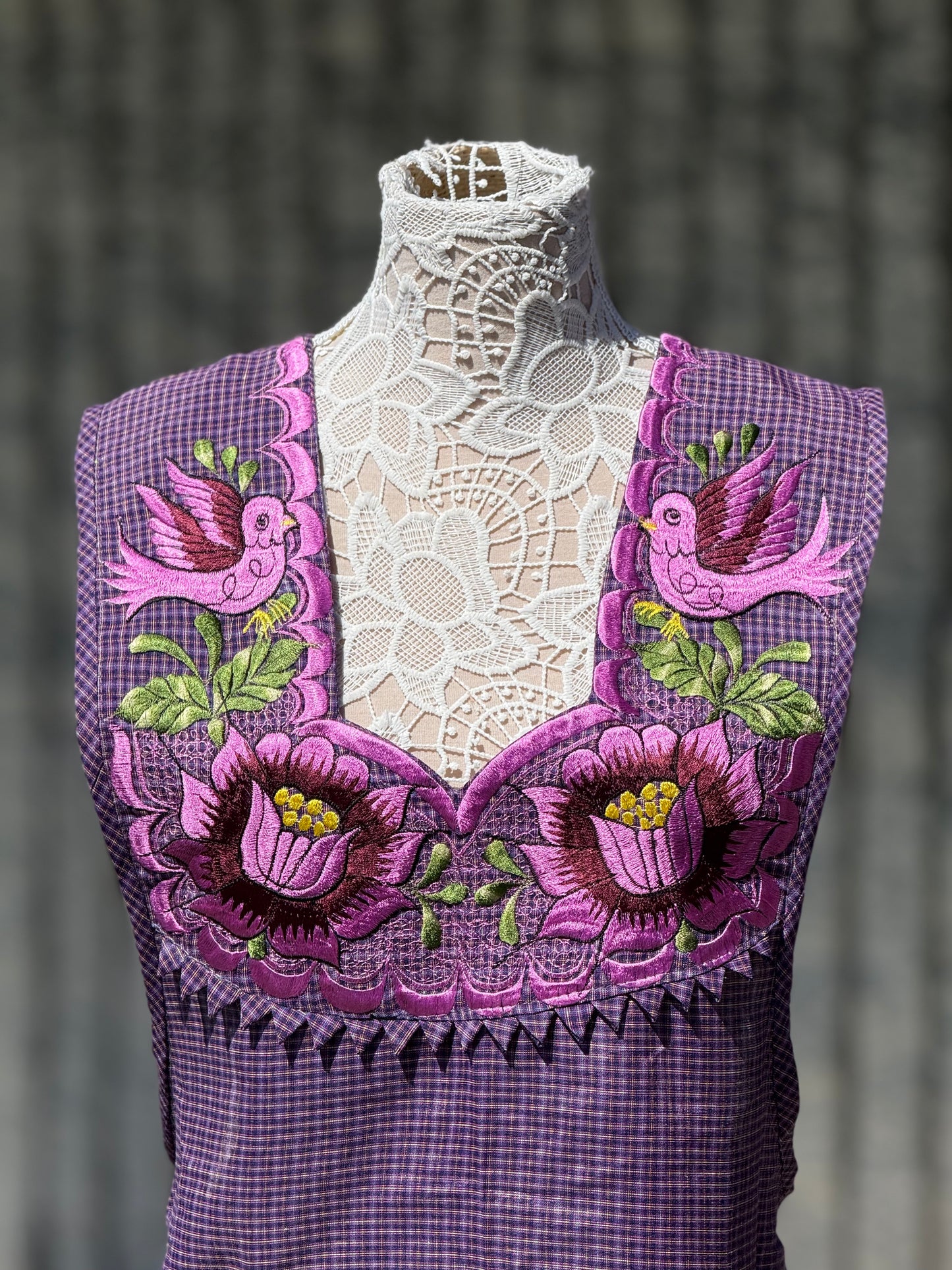 Grape Color Apron/ Mandil Uva L