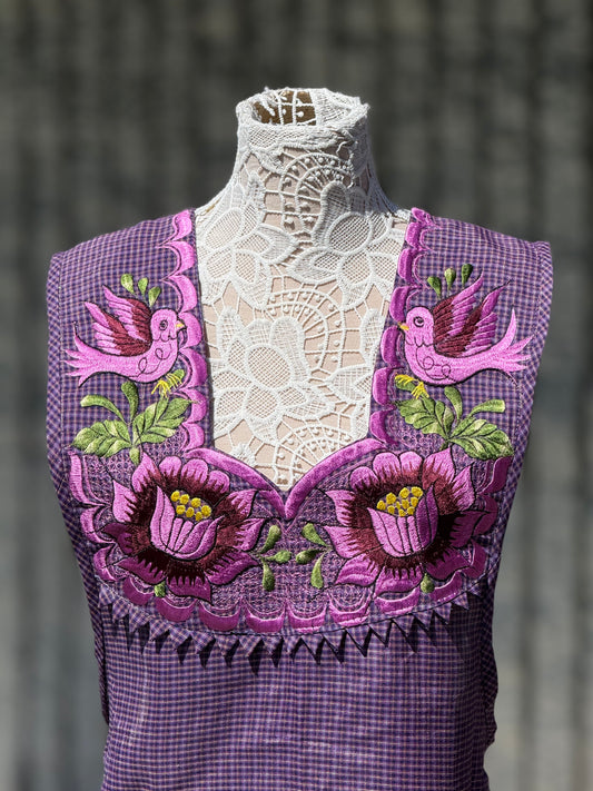 Grape Color Apron/ Mandil Uva L
