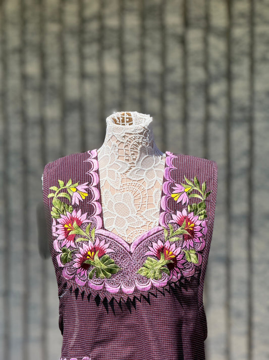 Plum Apron/Mandil L