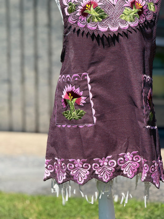 Plum Apron/Mandil L