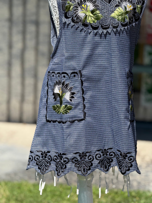 Cobalt Blue Apron/Mandil L