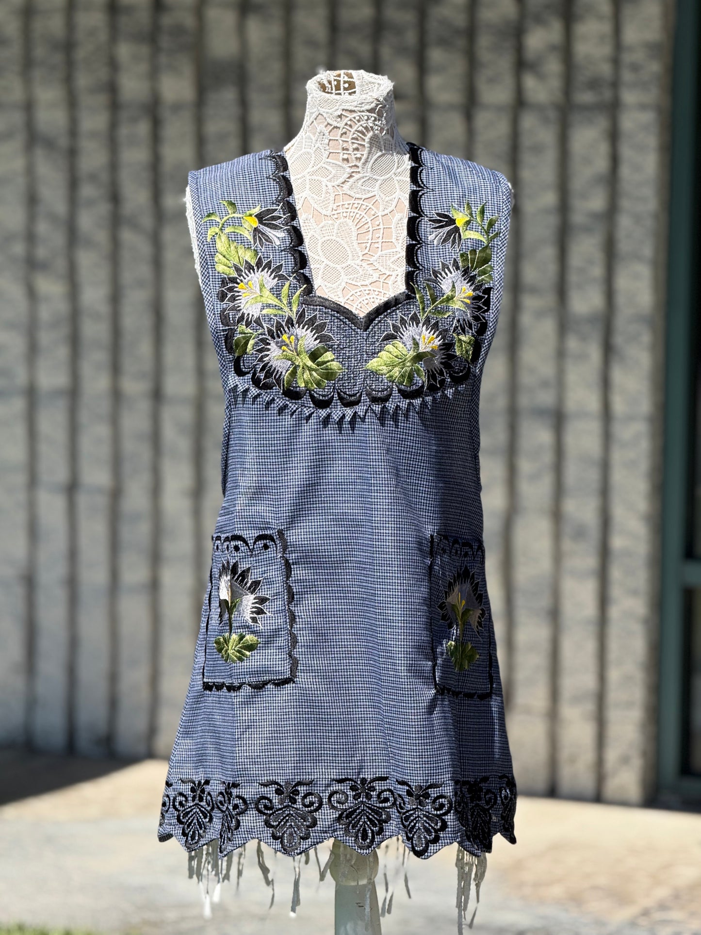 Cobalt Blue Apron/Mandil L
