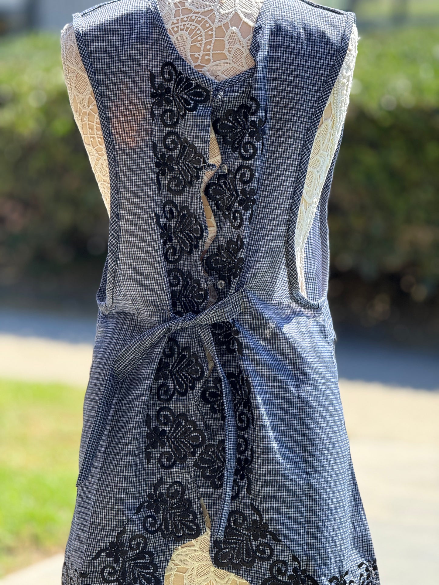 Cobalt Blue Apron/Mandil L