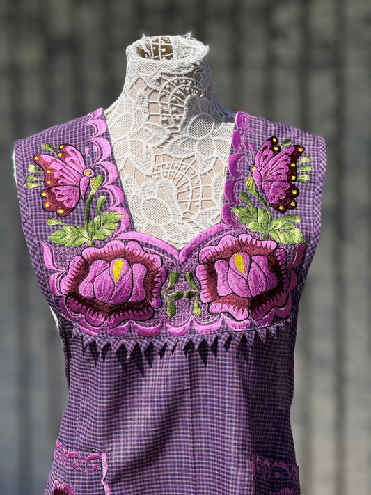 Dark Violet Apron/Mandil M
