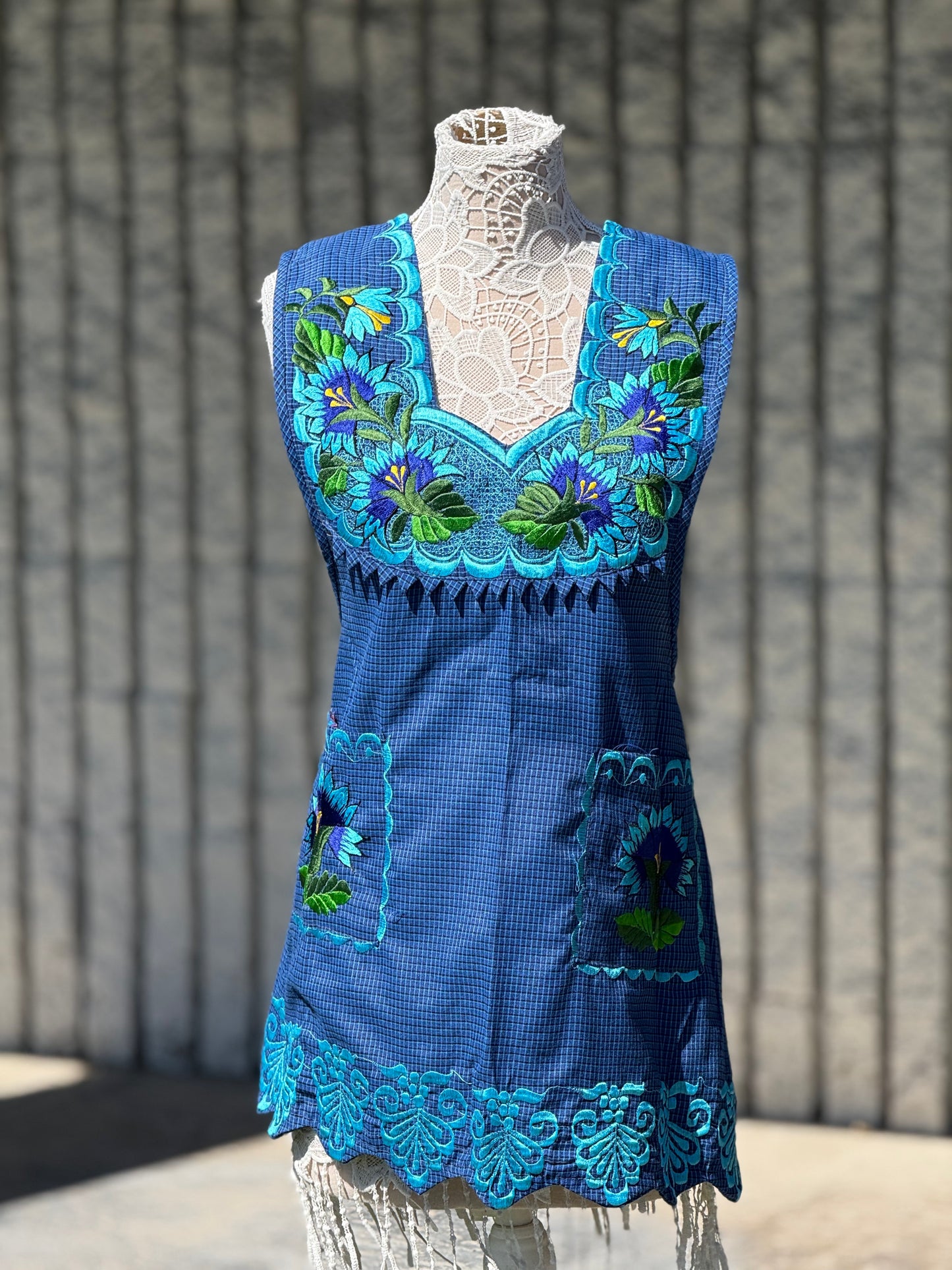 Navy Blue Apron/Mandil M