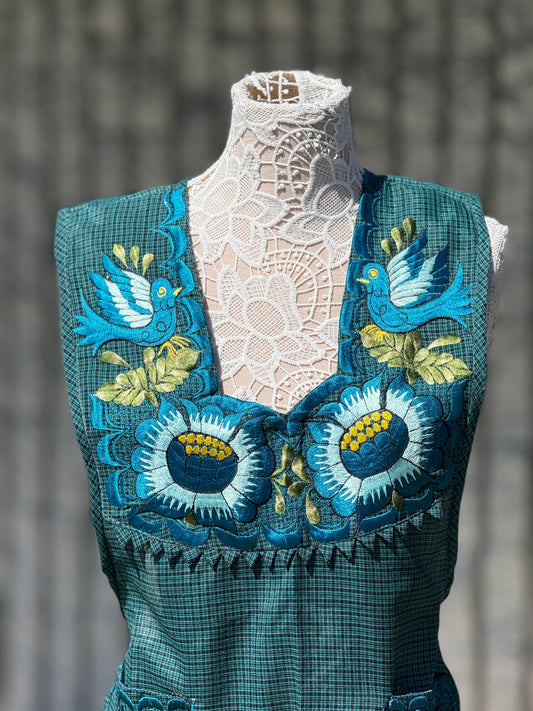 Teal Apron/Mandil M