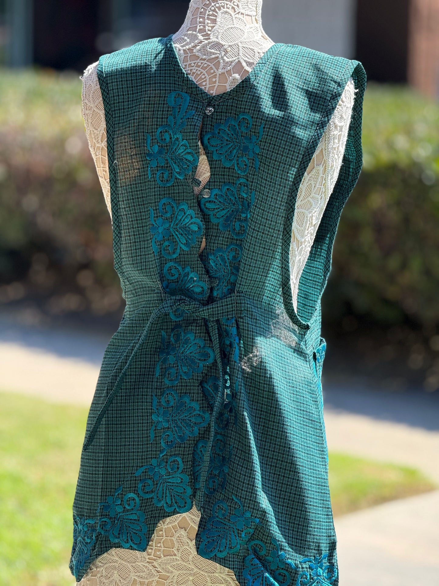 Teal Apron/Mandil M