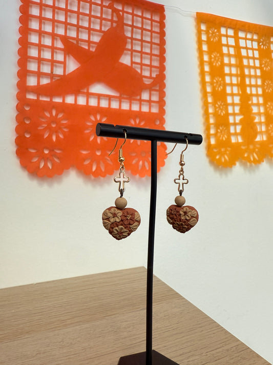 Aretes de Corazon Filigrana
