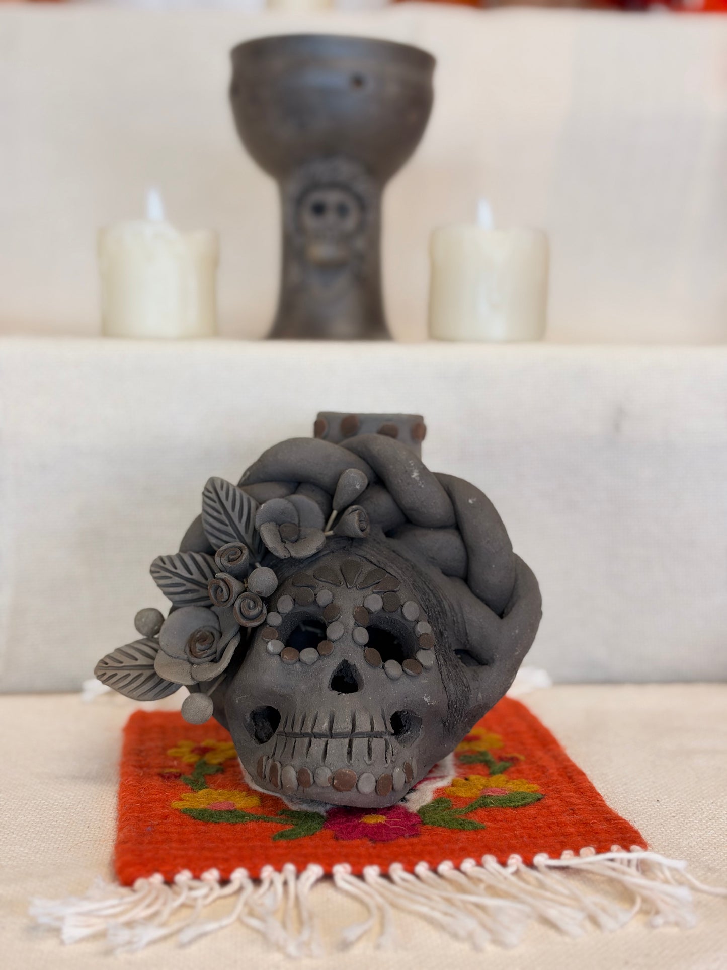 Catrina Ahumado CandleHolder "I"