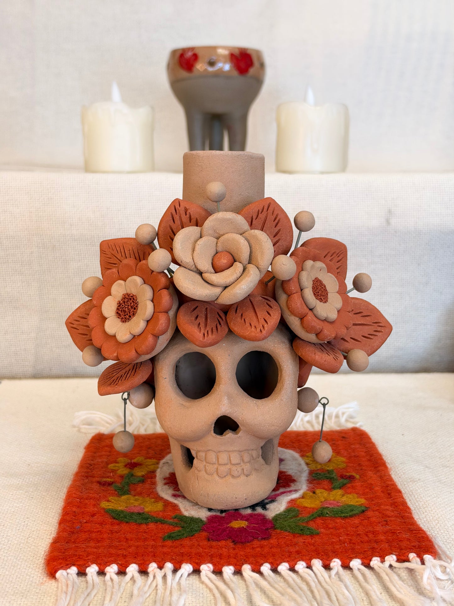 Catrina Candleholder 6" (R)