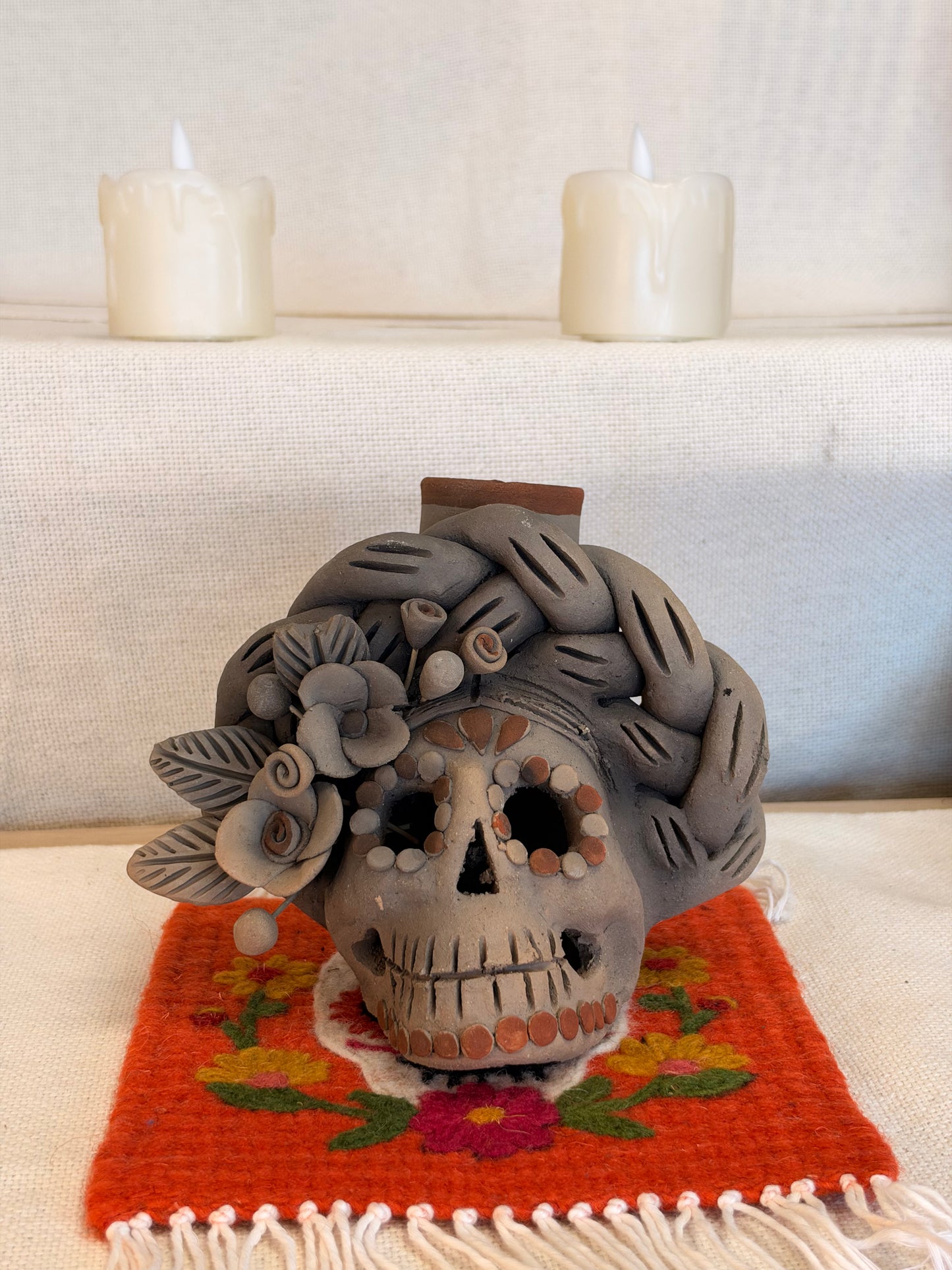 Catrina Ahumado CandleHolder "X"