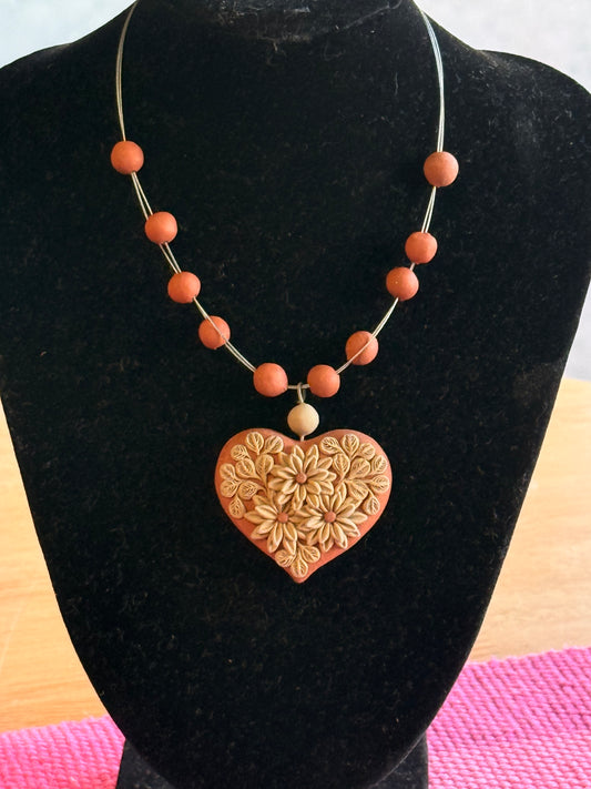 "Graciela" Filigrana Necklace/ Collar bordado 2 pc