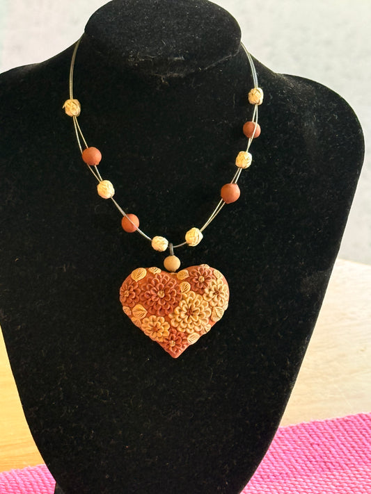 "Mariana" Filigrana Necklace/ Collar bordado 2 pc