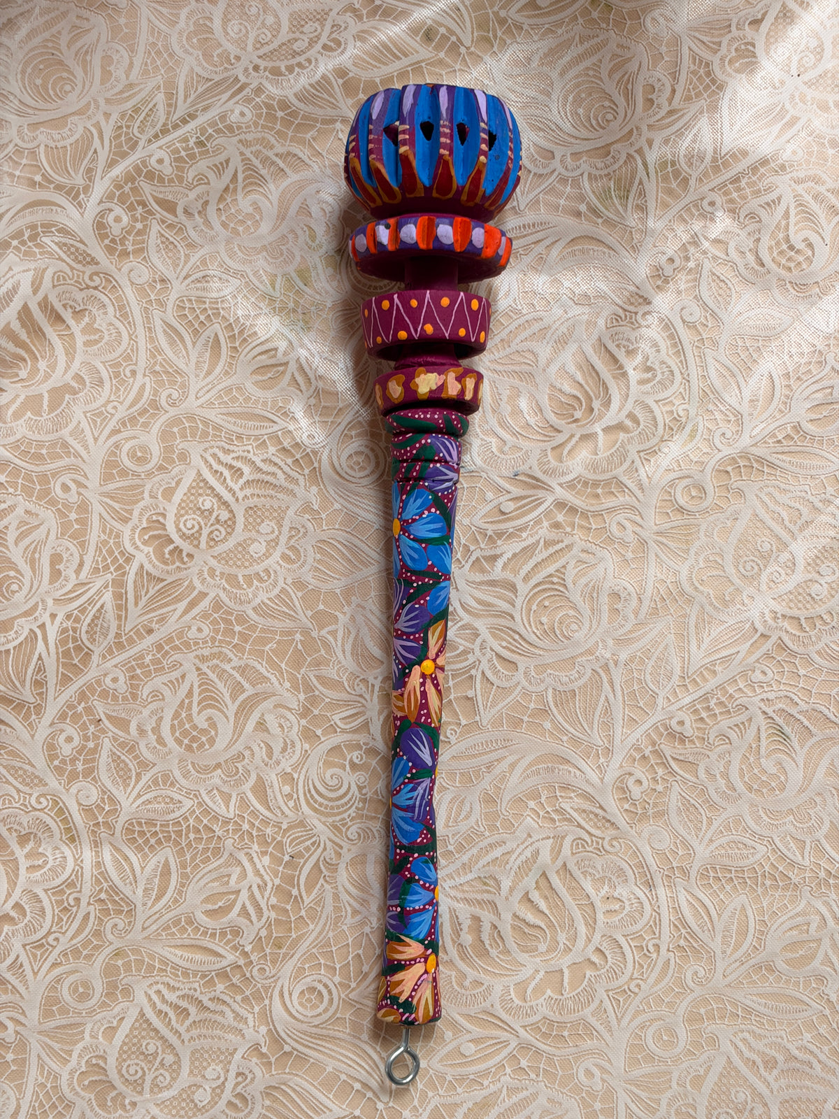 Hand-Painted Decorative Molinillo