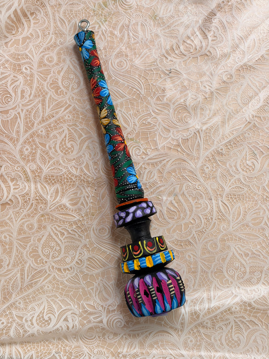 Hand-Painted Decorative Molinillo