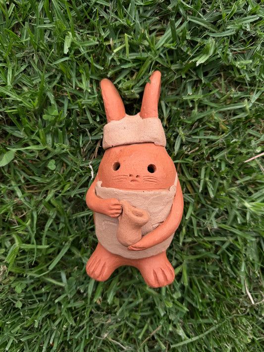 Chef Bunny Decor with Pitcher