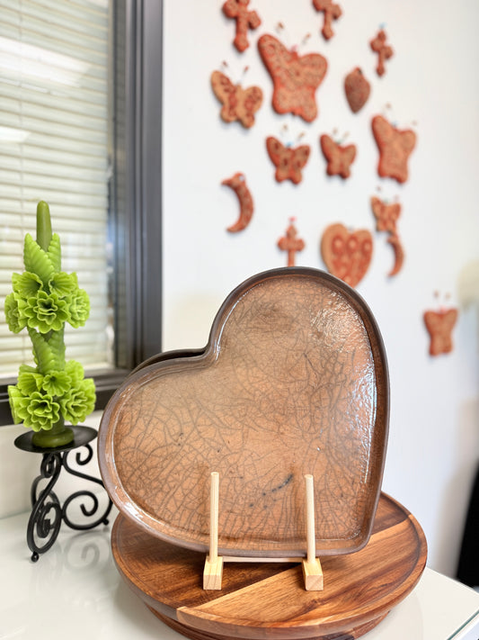Marisol Ahumado Heart Plate 13"