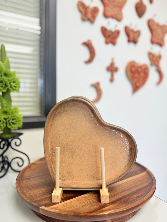 Julieta Ahumado Heart Plate 8"