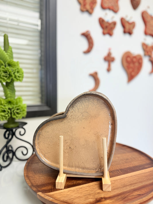 Isela Ahumado Heart Plate