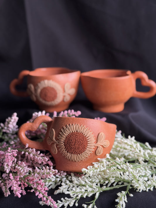 Girasol heart mug