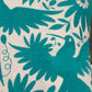 Turquoise tenango pillowcase