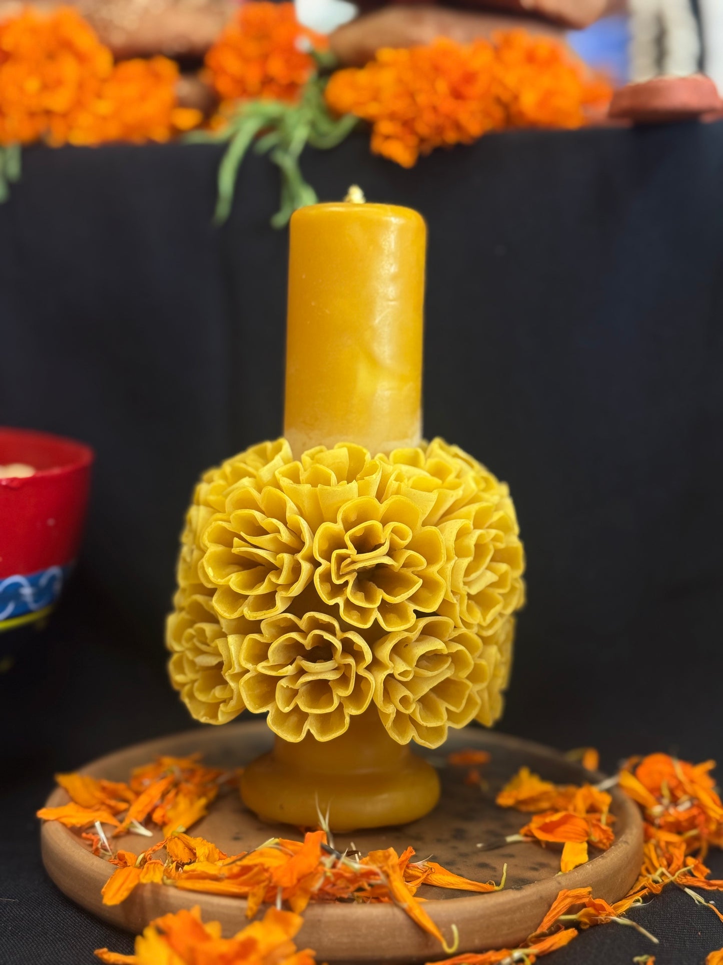 Cirio Clavel Amarillo/ Yellow candle