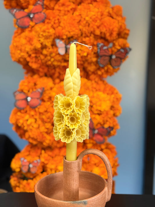 Candil Amarillo Vela/ Candle