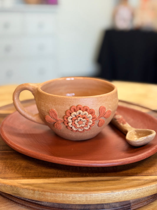 "Cempasuchil" filigrana mug