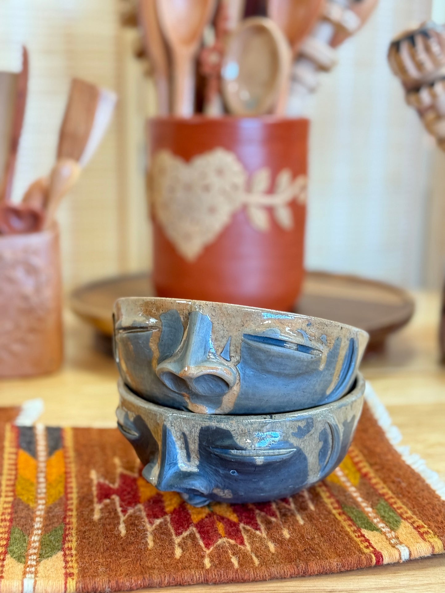 Carita bowl/tazón vidriado