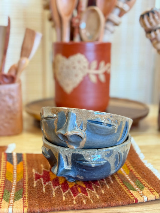 Carita bowl/tazón vidriado