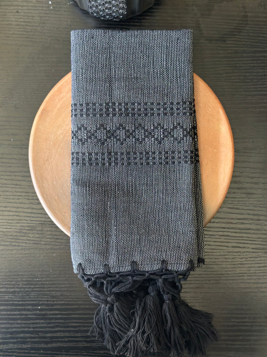 Anoche handtowel (black)