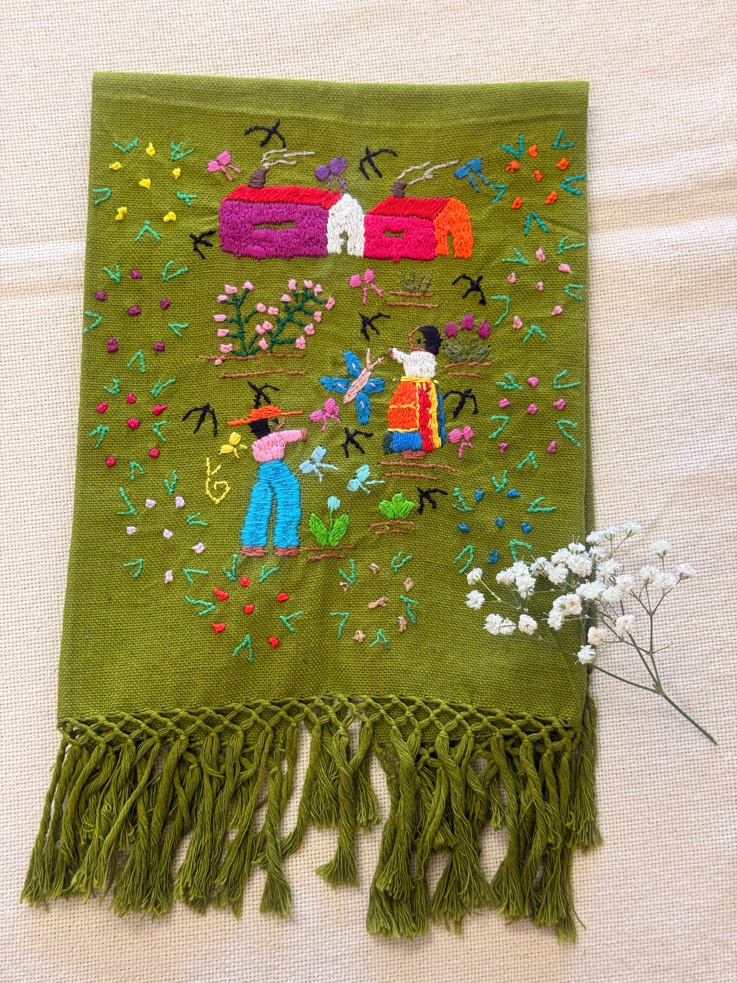 Servilleta de Historia "Entre Pájaros y Flores"