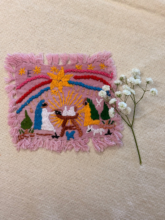 Coaster de historia "Estrella de Belen"